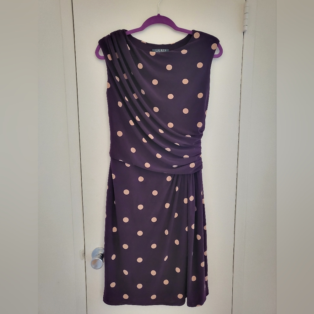 Ralph Lauren Rouched Dress